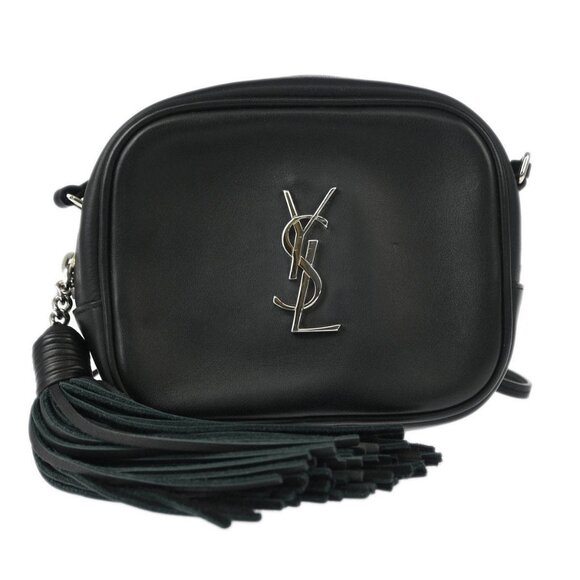 Saint Laurent Black Leather Blogger Bag Shoulder Bag FLY425317-0116 166091 - Picture 1 of 9